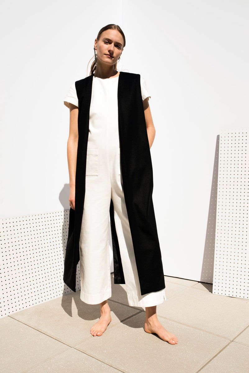 トップス L'Appartement Wool Long Vest ZXZY Women Casual Sleeveless Open Front Tunic Vest Long